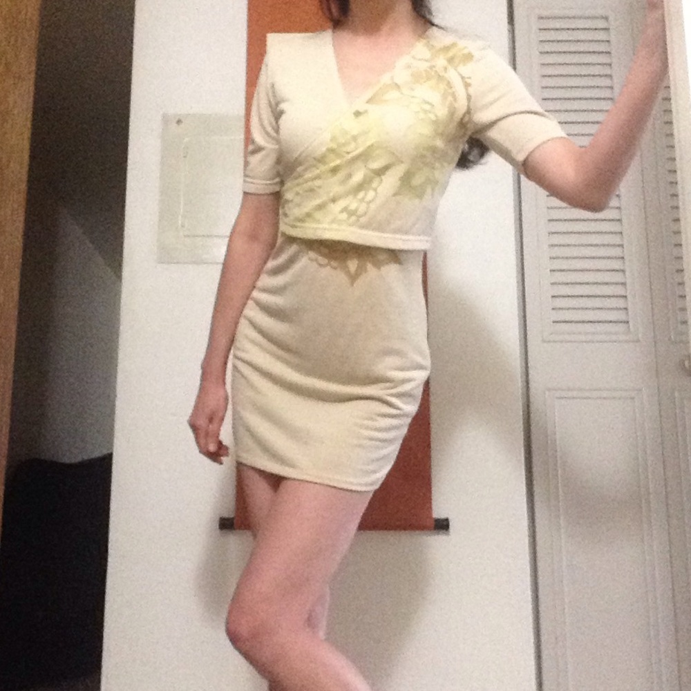 Cicci 2-piece Dress, Unique Classy Cute Mini